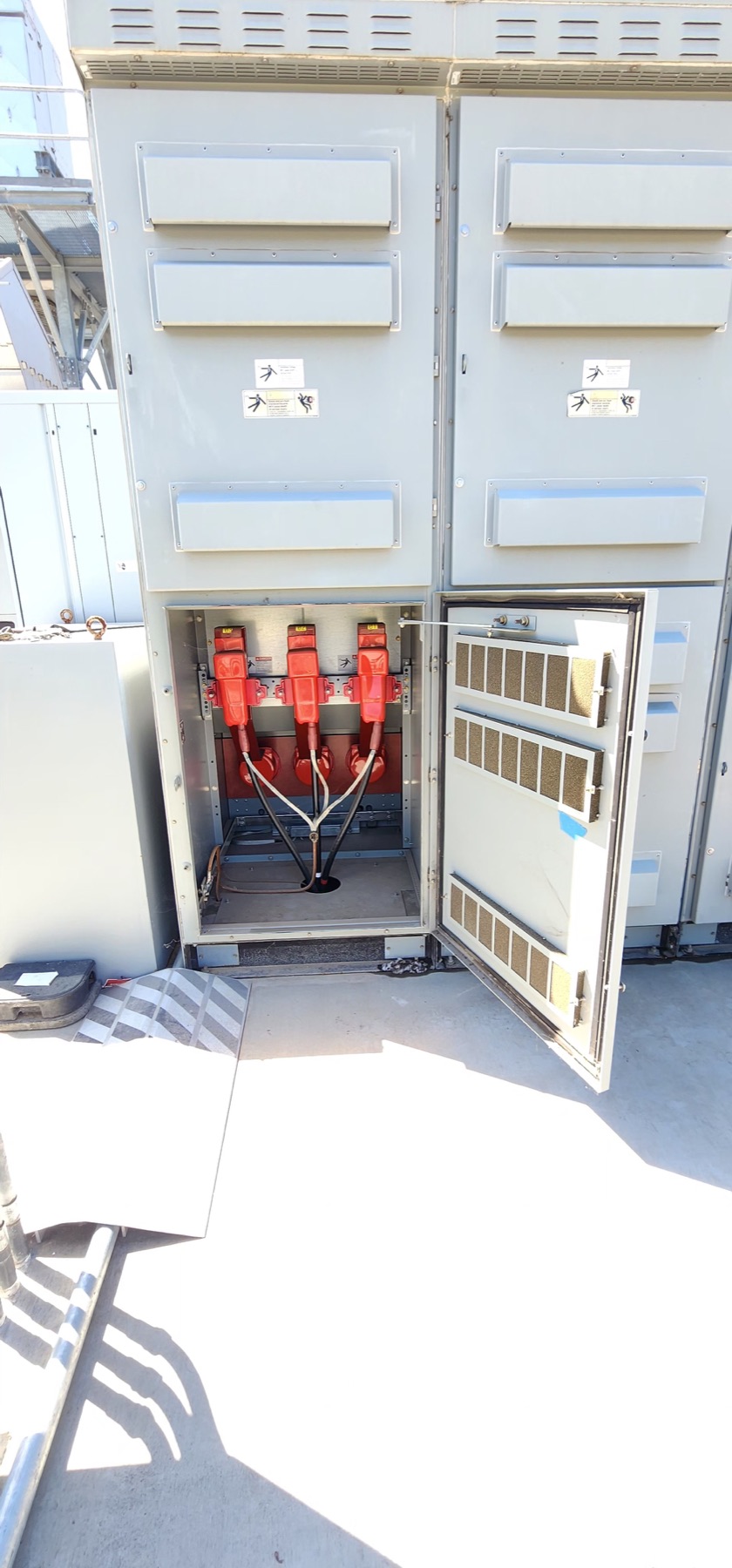 Field terminations and service cubicle