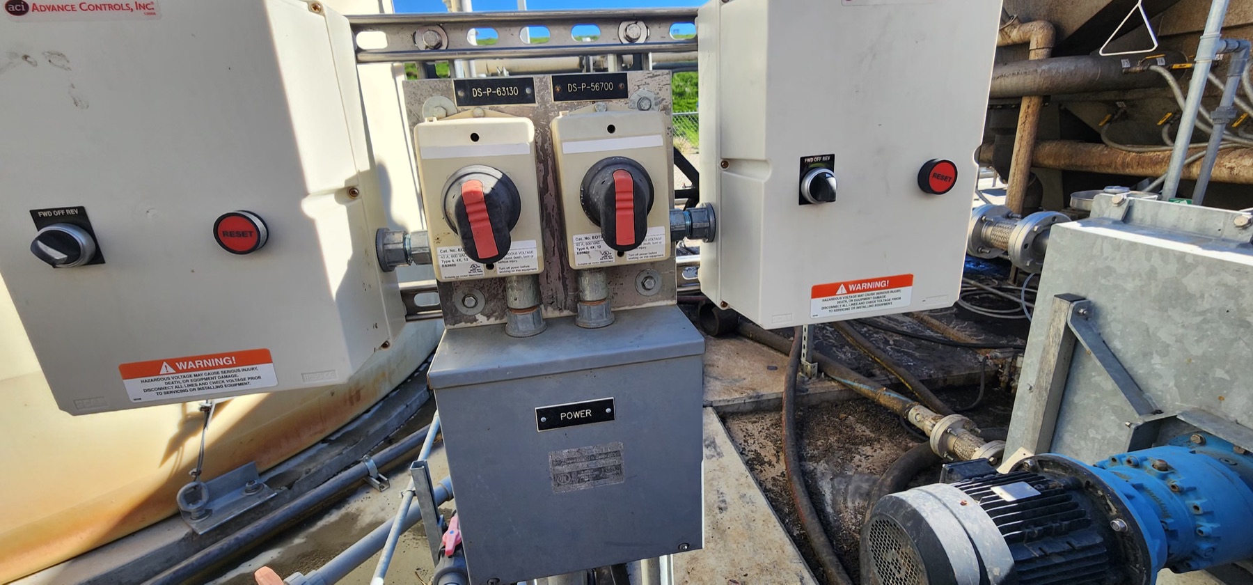 Local motor controls and disconnects